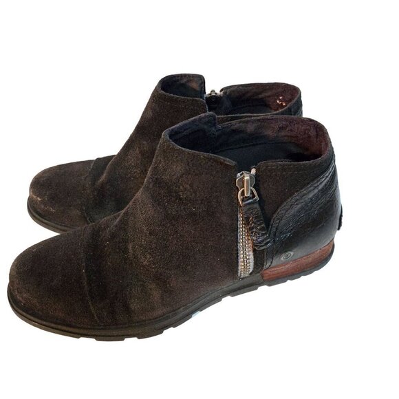 Sorel Major Low Suede Leather Black Chukka Boot Size 8 - Picture 2 of 8